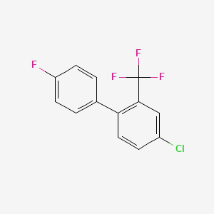 4-Chloro-4'-fluoro-2-(trifluoromethyl)-1,1'-biphenyl