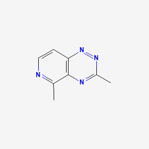 molecular formula C8H8N4 B3346675 3,5-Dimethylpyrido[3,4-e][1,2,4]triazine CAS No. 121845-74-7