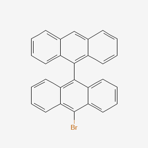 molecular formula C28H17B B3346686 10-bromo-9,9'-Bianthracene CAS No. 122447-72-7