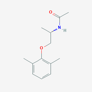 molecular formula C13H19NO2 B033467 (S)-N-[2-(2,6-dimethylphenoxy)-1-methylethyl]acetamide CAS No. 160169-32-4