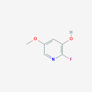 molecular formula C6H6FNO2 B3346705 2-氟-5-甲氧基吡啶-3-醇 CAS No. 1227593-83-0