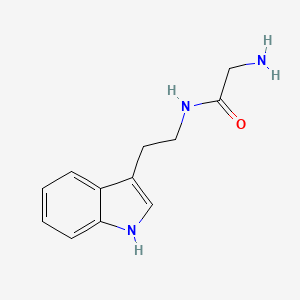 molecular formula C12H15N3O B3346722 2-amino-N-[2-(1H-indol-3-yl)ethyl]acetamide CAS No. 122902-82-3