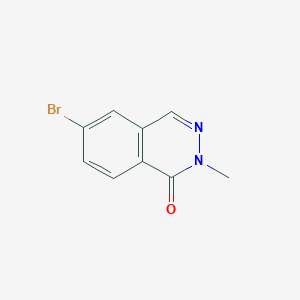 molecular formula C9H7BrN2O B3346746 6-Bromo-2-methyl-2H-phthalazin-1-one CAS No. 1234616-69-3