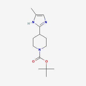 tert-Butyl 4-(4-methyl-1H-imidazol-2-yl)piperidine-1-carboxylate