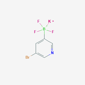 molecular formula C5H3BBrF3KN B3346789 Potassium 5-bromopyridine-3-trifluoroborate CAS No. 1239437-45-6
