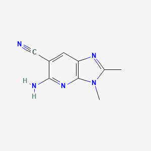 3H-Imidazo[4,5-b]pyridine-6-carbonitrile, 5-amino-2,3-dimethyl-