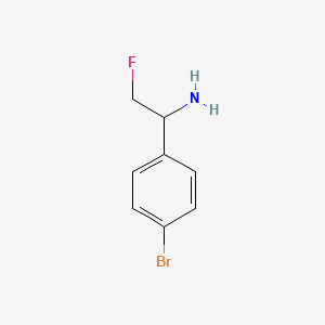 1-(4-Bromophenyl)-2-fluoroethanamine