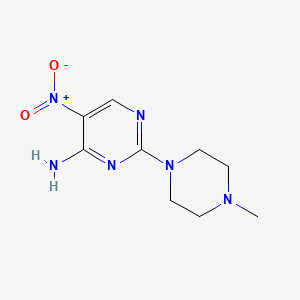 2-(4-Methylpiperazin-1-yl)-5-nitropyrimidin-4-amine