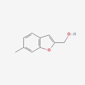 molecular formula C10H10O2 B3346876 (6-Methylbenzofuran-2-yl)methanol CAS No. 125132-27-6