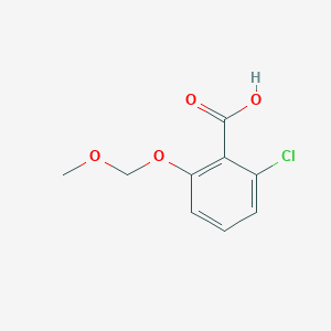 molecular formula C9H9ClO4 B3346891 2-Chloro-6-(methoxymethoxy)benzoic acid CAS No. 1253188-17-8