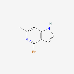 molecular formula C8H7BrN2 B3346945 4-bromo-6-methyl-1H-pyrrolo[3,2-c]pyridine CAS No. 1257294-44-2