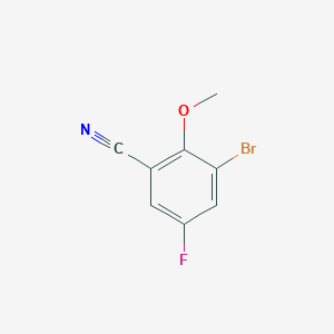 3-Bromo-5-fluoro-2-methoxybenzonitrile