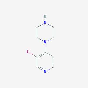 molecular formula C9H12FN3 B3346972 1-(3-Fluoro-4-pyridinyl)-piperazine CAS No. 1260227-78-8