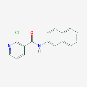 molecular formula C16H11ClN2O B334700 2-chloro-N-(naphthalen-2-yl)pyridine-3-carboxamide 