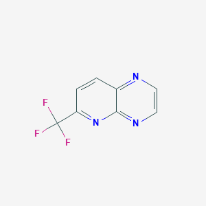 molecular formula C8H4F3N3 B3347020 6-(Trifluoromethyl)pyrido[2,3-b]pyrazine CAS No. 1260880-15-6