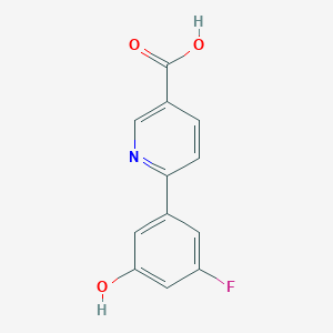 6-(3-Fluoro-5-hydroxyphenyl)nicotinic acid