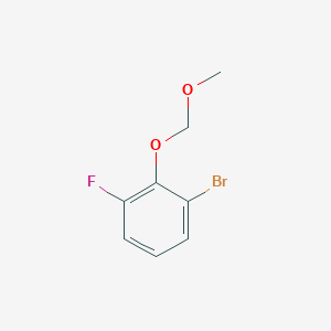 molecular formula C8H8BrFO2 B3347099 1-Bromo-3-fluoro-2-(methoxymethoxy)benzene CAS No. 126412-18-8