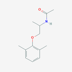 molecular formula C13H19NO2 B033471 Mexiletine acetate CAS No. 91452-27-6