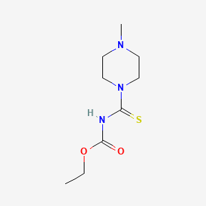 Ethyl (4-methyl-1-piperazinyl)carbothioylcarbamate