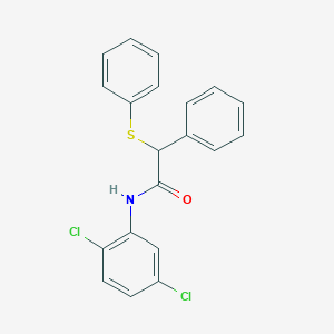 molecular formula C20H15Cl2NOS B334715 N-(2,5-dichlorophenyl)-2-phenyl-2-(phenylsulfanyl)acetamide 
