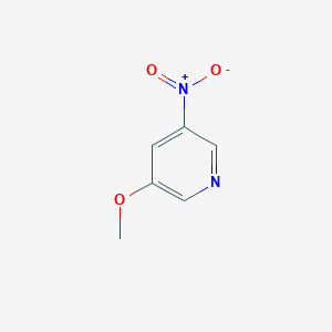 molecular formula C6H6N2O3 B3347161 3-Methoxy-5-nitropyridine CAS No. 128203-37-2