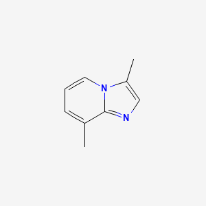 molecular formula C9H10N2 B3347176 3,8-Dimethylimidazo[1,2-A]pyridine CAS No. 1284210-50-9