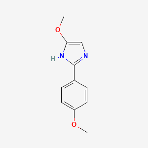 B3347188 5-methoxy-2-(4-methoxyphenyl)-1H-imidazole CAS No. 128666-02-4