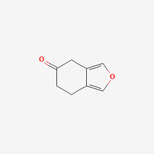 molecular formula C8H8O2 B3347199 5(4H)-Isobenzofuranone, 6,7-dihydro- CAS No. 129272-01-1