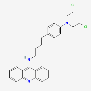 N-(4-(4-(Bis(2-chloroethyl)amino)phenyl)butyl)-9-acridinamine