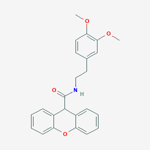 molecular formula C24H23NO4 B334728 N-[2-(3,4-dimethoxyphenyl)ethyl]-9H-xanthene-9-carboxamide 
