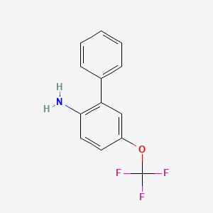 B3347308 2-Amino-5-(trifluoromethoxy)biphenyl CAS No. 131395-27-2
