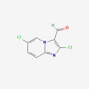 molecular formula C8H4Cl2N2O B3347324 2,6-Dichloroimidazo[1,2-a]pyridine-3-carbaldehyde CAS No. 131773-22-3
