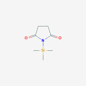 molecular formula C7H13NO2Si B3347331 2,5-Pyrrolidinedione, 1-(trimethylsilyl)- CAS No. 13247-98-8