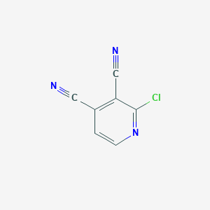 molecular formula C7H2ClN3 B3347337 2-氯吡啶-3,4-二腈 CAS No. 132784-64-6