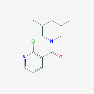 molecular formula C13H17ClN2O B334735 2-Chloro-3-(3,5-dimethylpiperidine-1-carbonyl)pyridine 