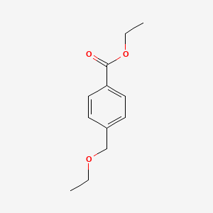 molecular formula C12H16O3 B3347351 Ethyl 4-(ethoxymethyl)benzoate CAS No. 133017-02-4
