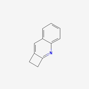 molecular formula C11H9N B3347359 1,2-Dihydrocyclobuta[b]quinoline CAS No. 13353-49-6