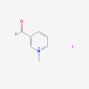 molecular formula C7H8INO B3347391 3-Formyl-1-methylpyridin-1-ium iodide CAS No. 13441-54-8