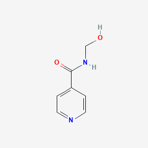 Isonicotinamide, N-(hydroxymethyl)-
