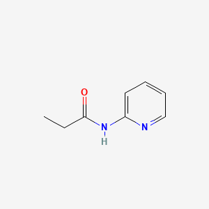 molecular formula C8H10N2O B3347458 Propionamide, N-2-pyridyl- CAS No. 13606-94-5