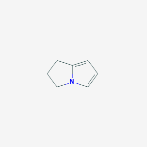 molecular formula C7H9N B3347464 2,3-dihydro-1H-pyrrolizine CAS No. 13618-87-6