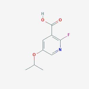 molecular formula C9H10FNO3 B3347489 2-Fluoro-5-isopropoxynicotinic acid CAS No. 1370025-60-7