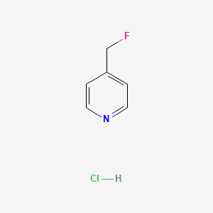 molecular formula C6H7ClFN B3347536 4-Fluoromethyl-pyridine hydrochloride CAS No. 139055-60-0