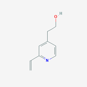 2-(2-Ethenylpyridin-4-yl)ethan-1-ol
