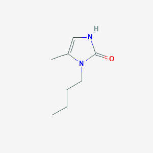 molecular formula C8H14N2O B3347620 1-Butyl-5-methyl-2-imidazolone CAS No. 14059-05-3