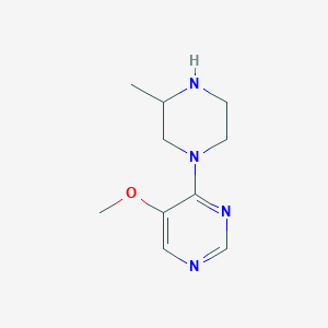 5-Methoxy-4-(3-methylpiperazin-1-yl)pyrimidine