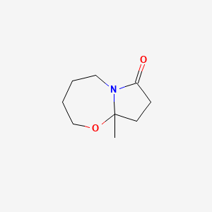 9a-Methylhexahydropyrrolo[2,1-b][1,3]oxazepin-7(8H)-one
