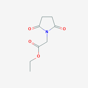 molecular formula C8H11NO4 B3347690 Ethyl 2-(2,5-dioxopyrrolidin-1-yl)acetate CAS No. 14181-05-6