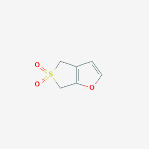 molecular formula C6H6O3S B3347727 Thieno[3,4-b]furan, 4,6-dihydro-, 5,5-dioxide CAS No. 142775-97-1