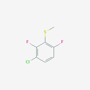 molecular formula C7H5ClF2S B3347738 3-氯-2,6-二氟噻吩甲醚 CAS No. 1428234-53-0